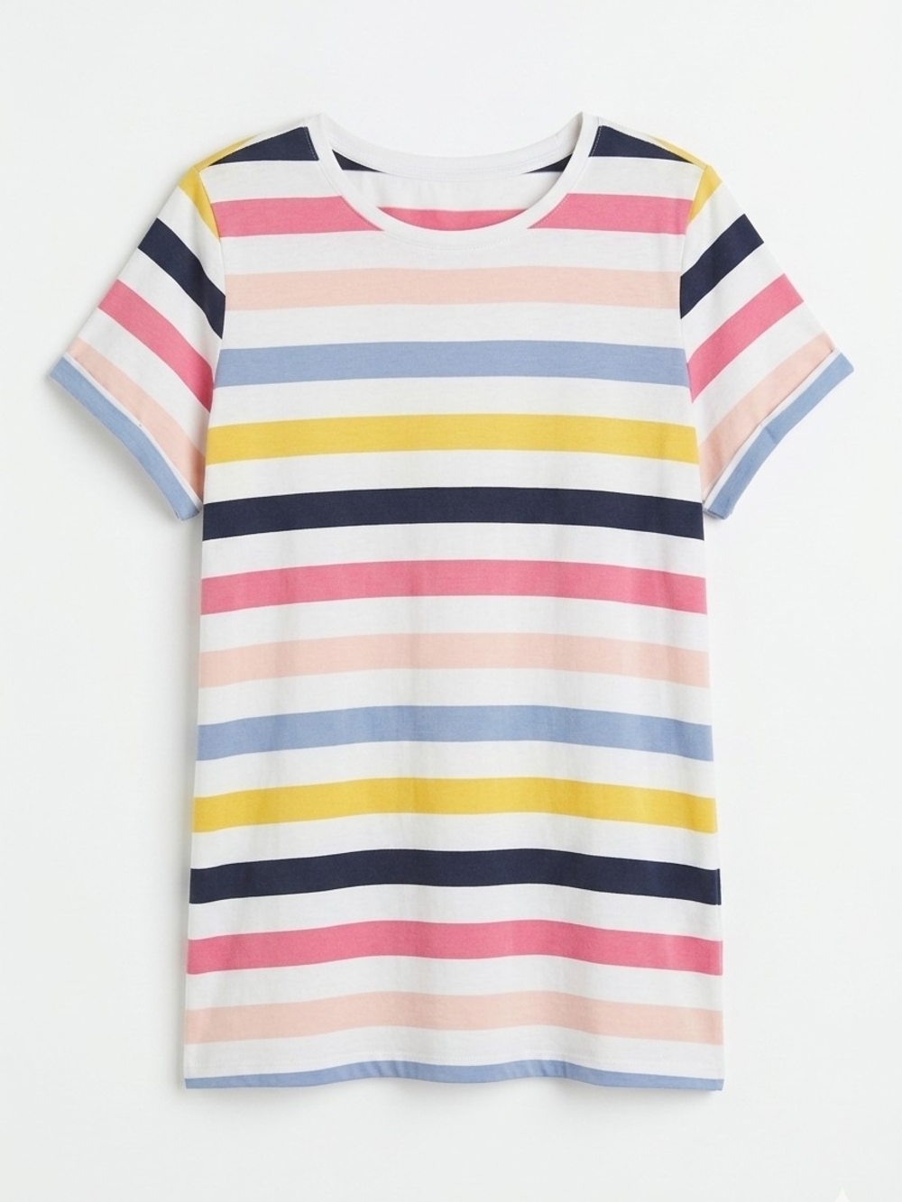 ​PLUS - Torrid Heritage Jersey Crew Tee - Pastel Multi-Color Striped